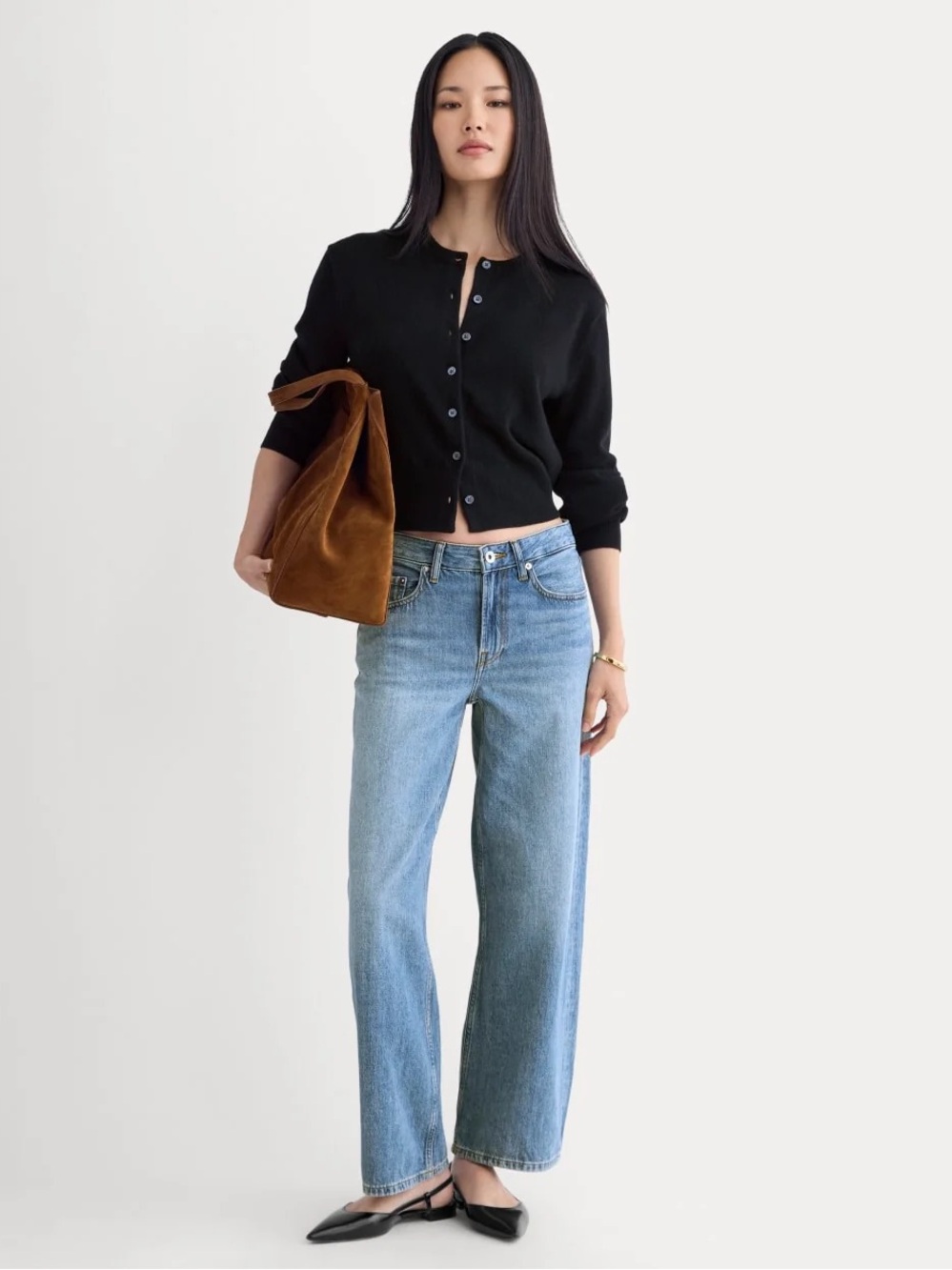 Everlane Loose Curve Jeans Bright Tungsten 29 / 8 EUC